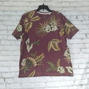 Desert Dunes Mens Shirt XL Floral Short Sleeve T Shirt Hawaii Aloha